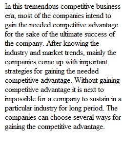 Competitive Advantage 1